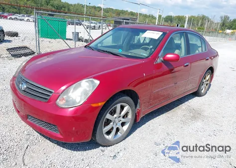 2006 Infiniti G35X из США, поврежденный, VIN JNKCV51F76M611979